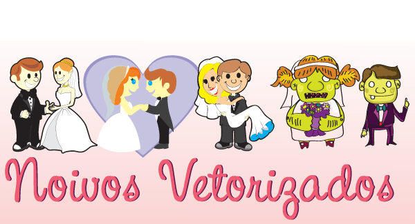 Bride and Groom Vector Art Free