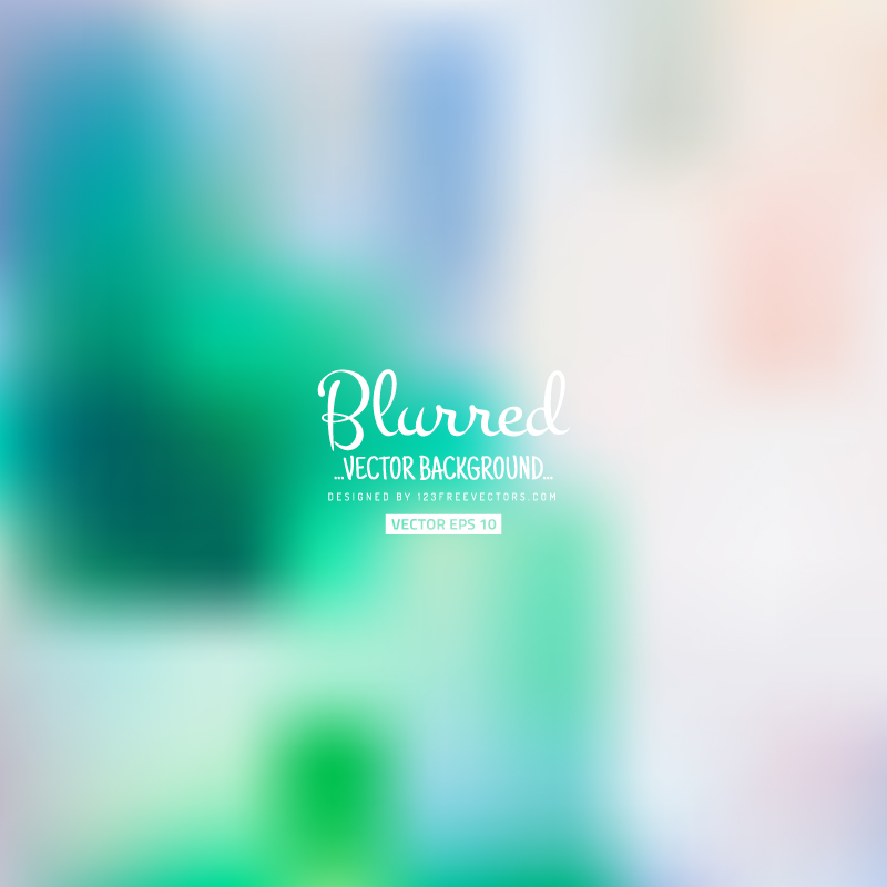 Turquoise Blurred Background Graphics