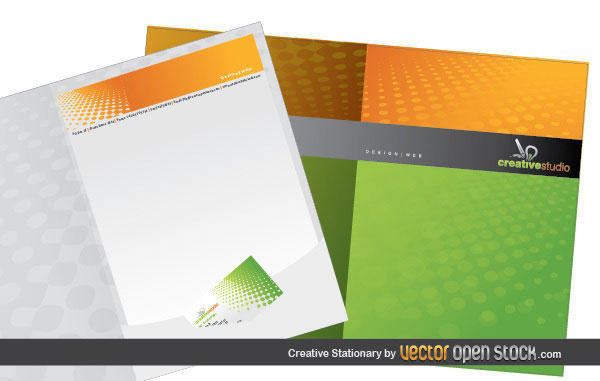 Stationery Design Template Vector