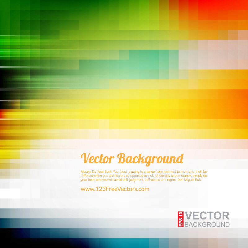 Geometric Square Colorful Background Vector Illustration
