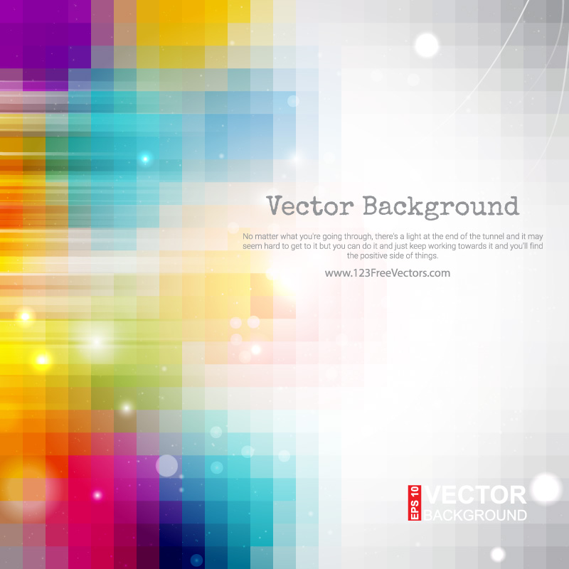 Rainbow Square Background