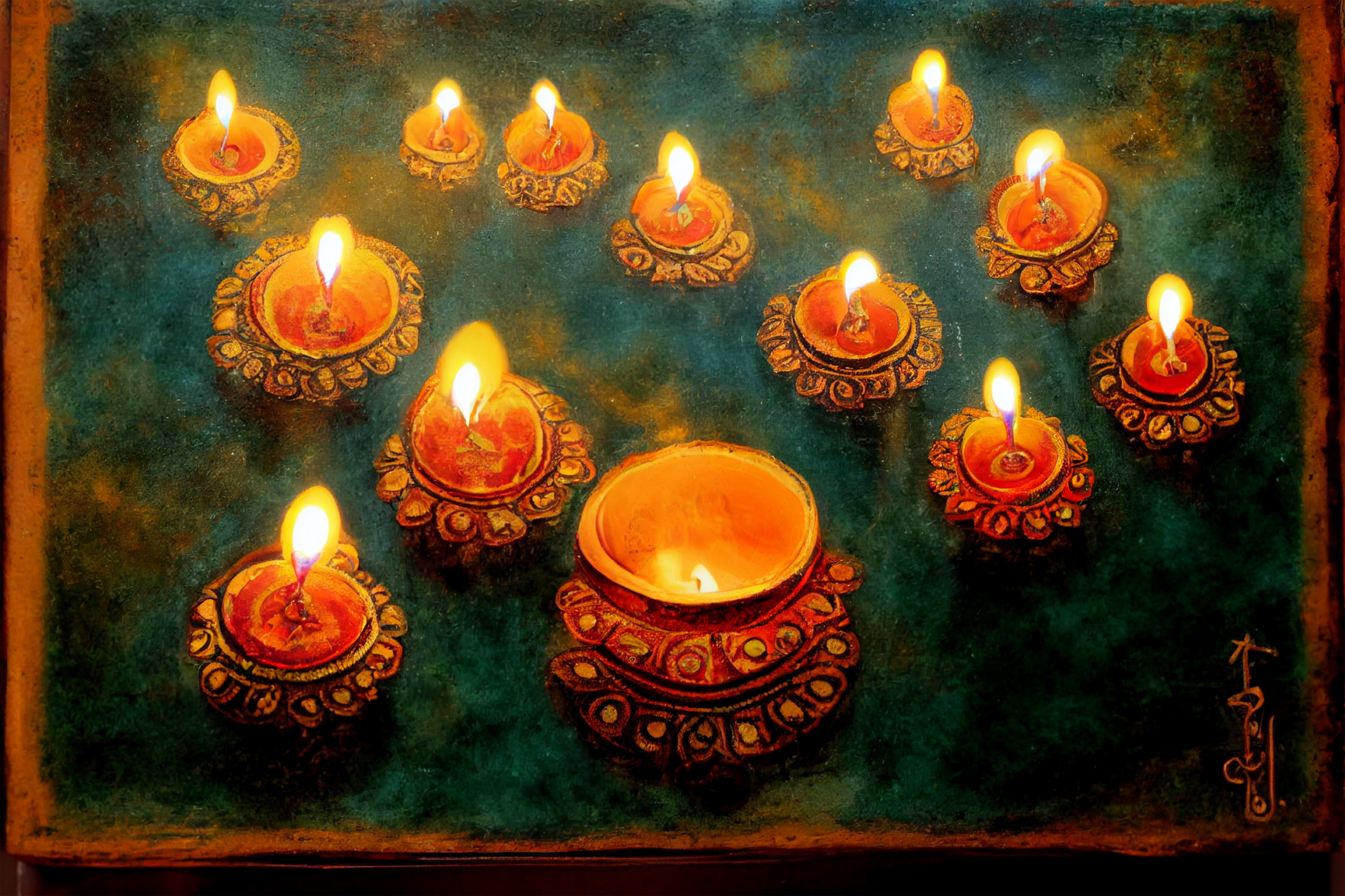 Free Happy Diwali Background Design