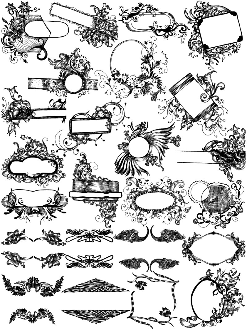 Decorative Ornament Collection