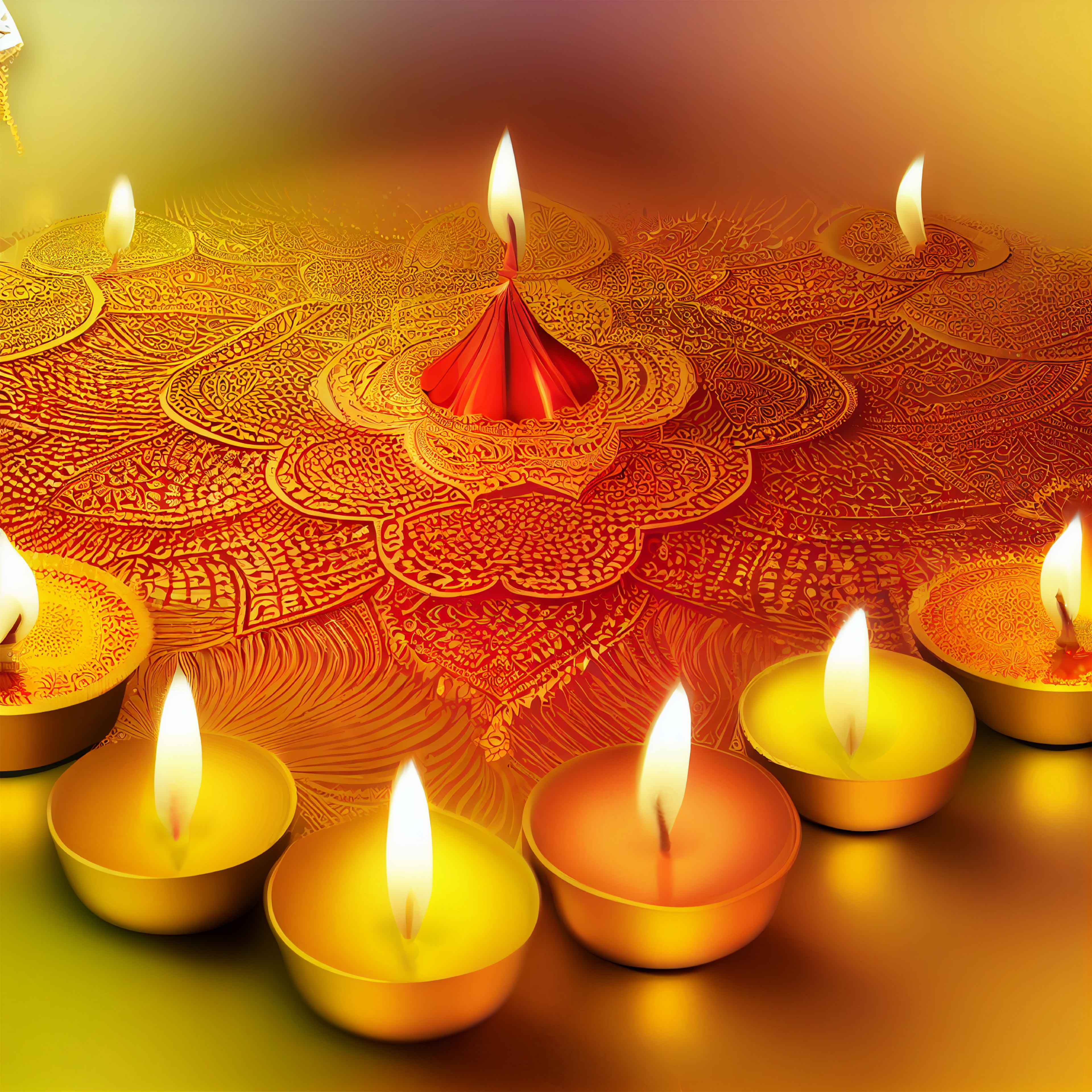 Diwali Diya Background Image