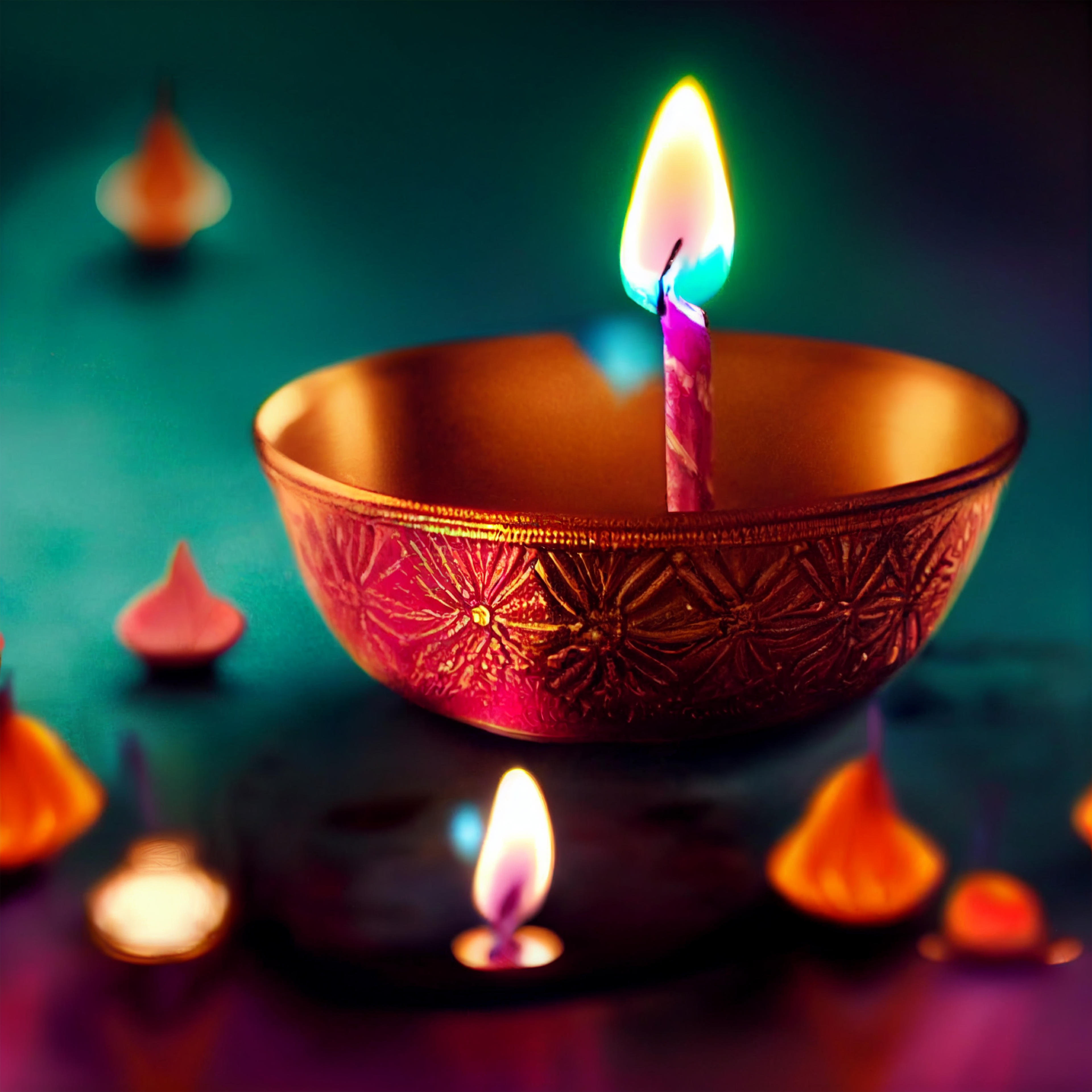Diwali Diya Background Image
