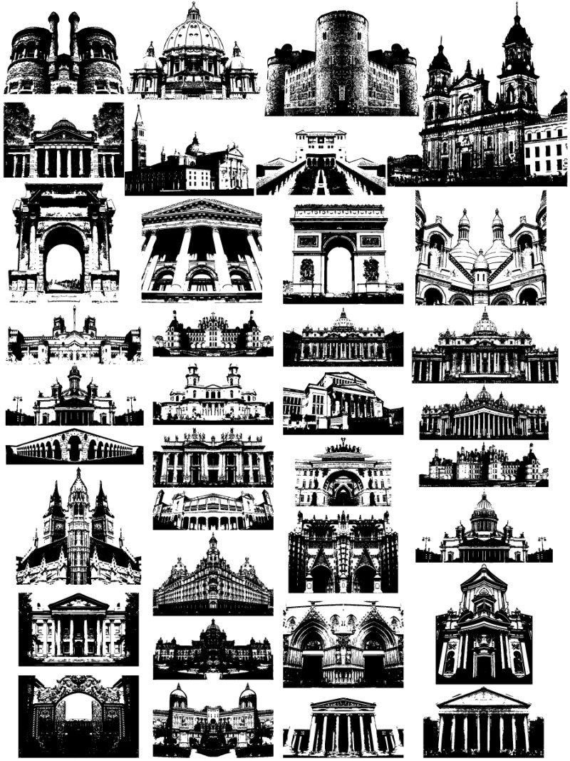 Architectural Silhouettes Collection