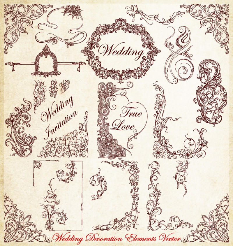 Wedding Decoration Elements