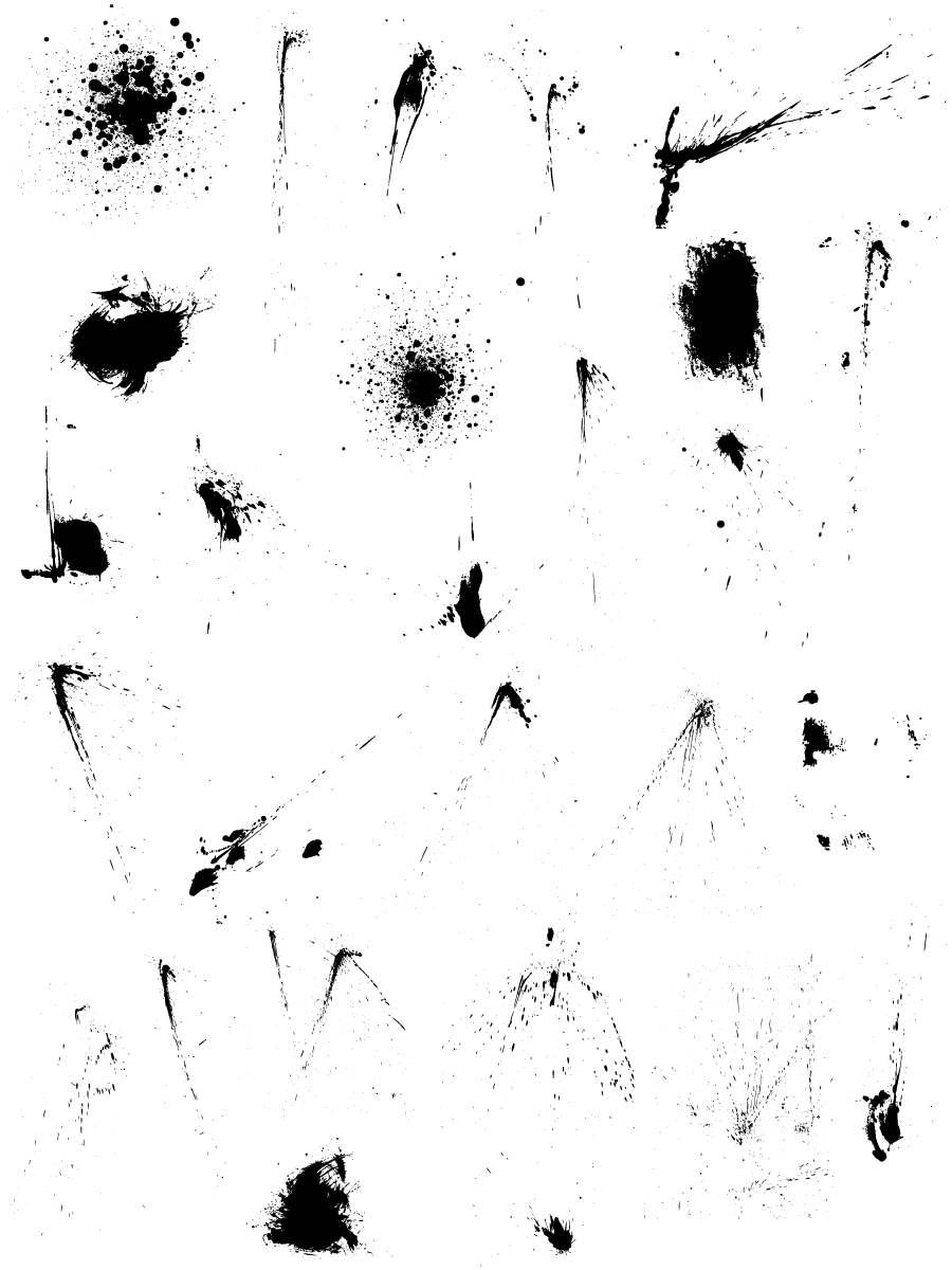 Download Spray Paint Splatter Vector and Photoshop Brush Pack-02