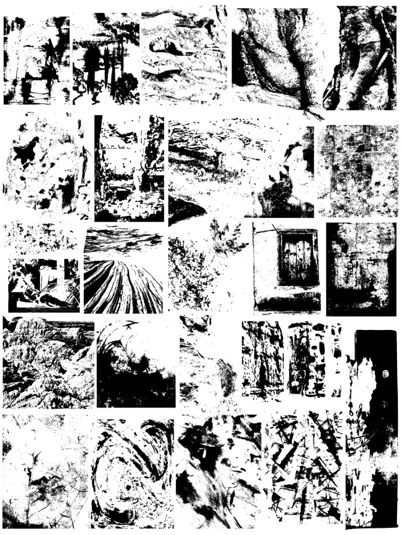Collection of Black and White Textures