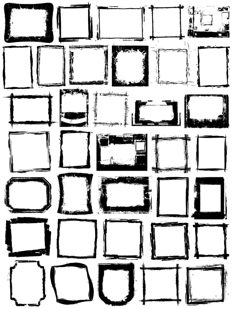 Grunge Frame Collection