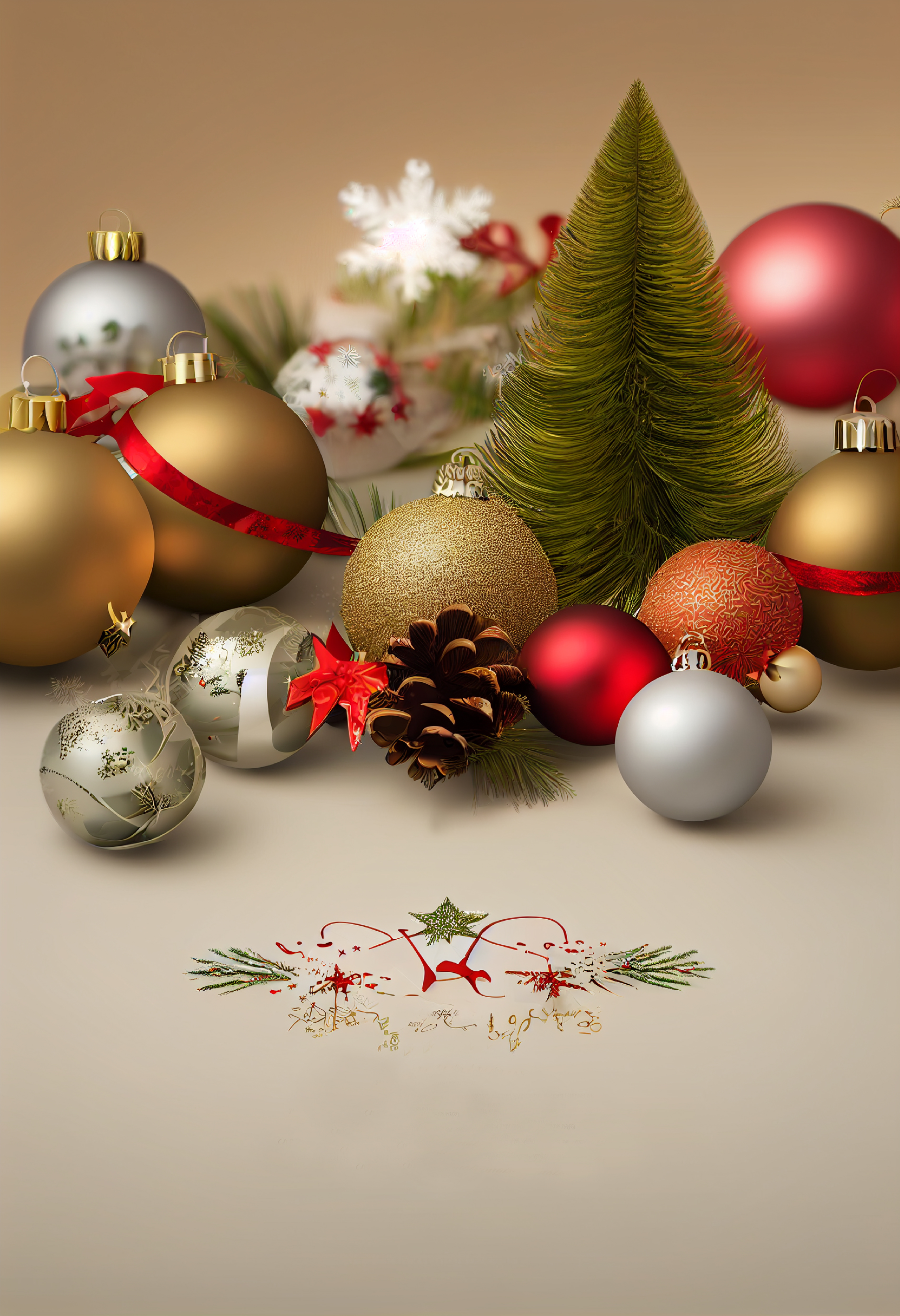 Christmas Card Background