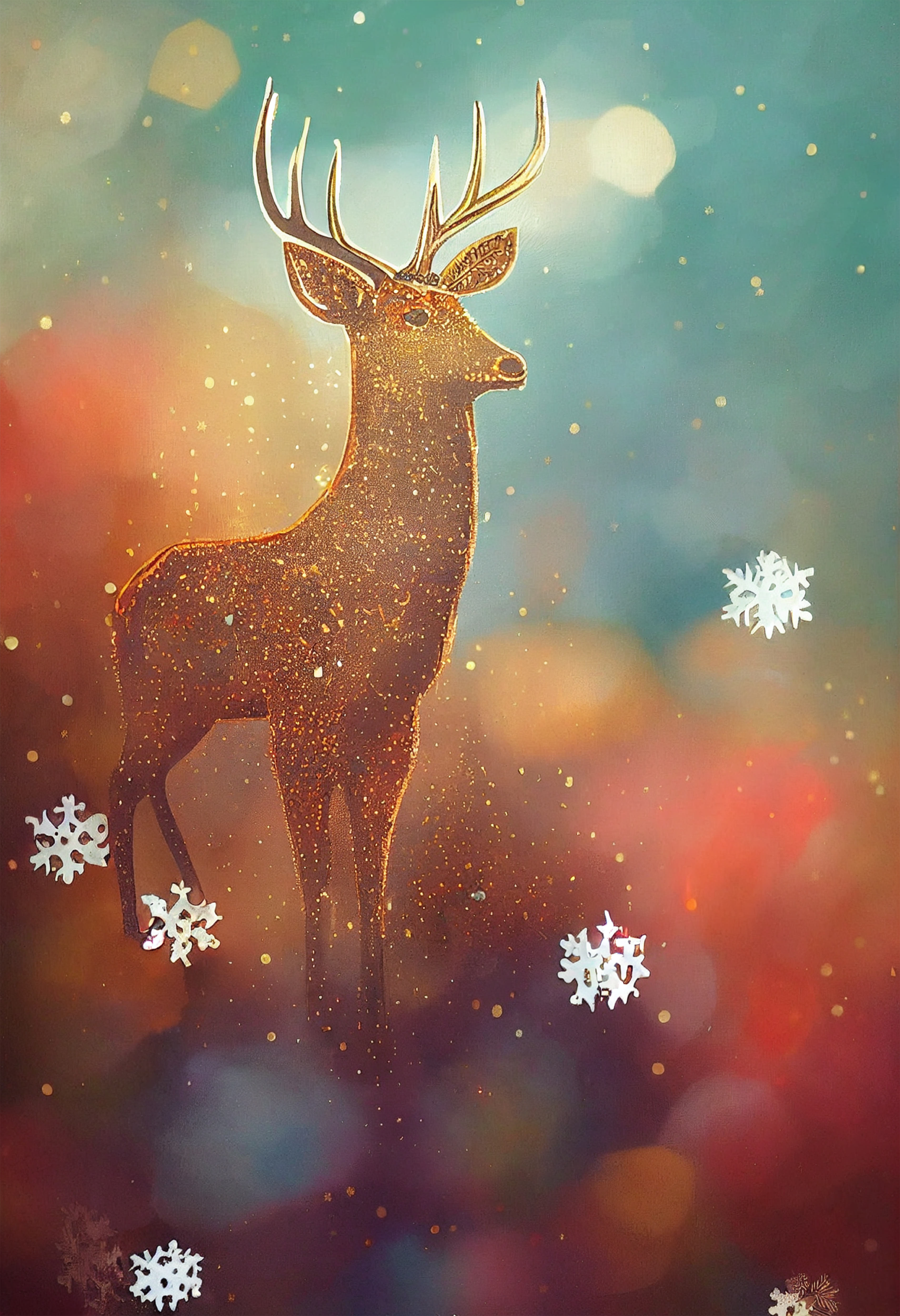 Free Christmas Deer