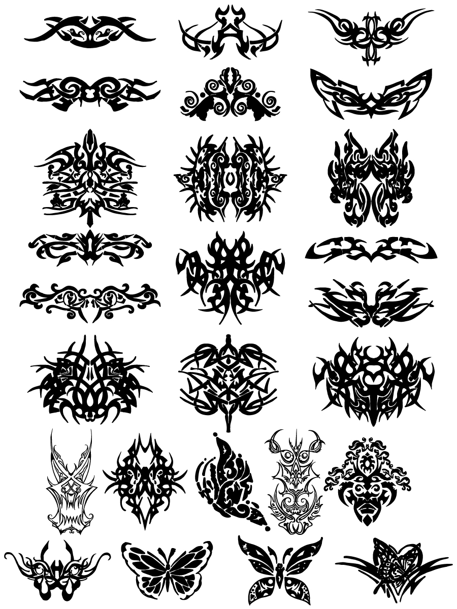 vector tribal tattoo design eps 10 Stock Vector Image  Art  Alamy