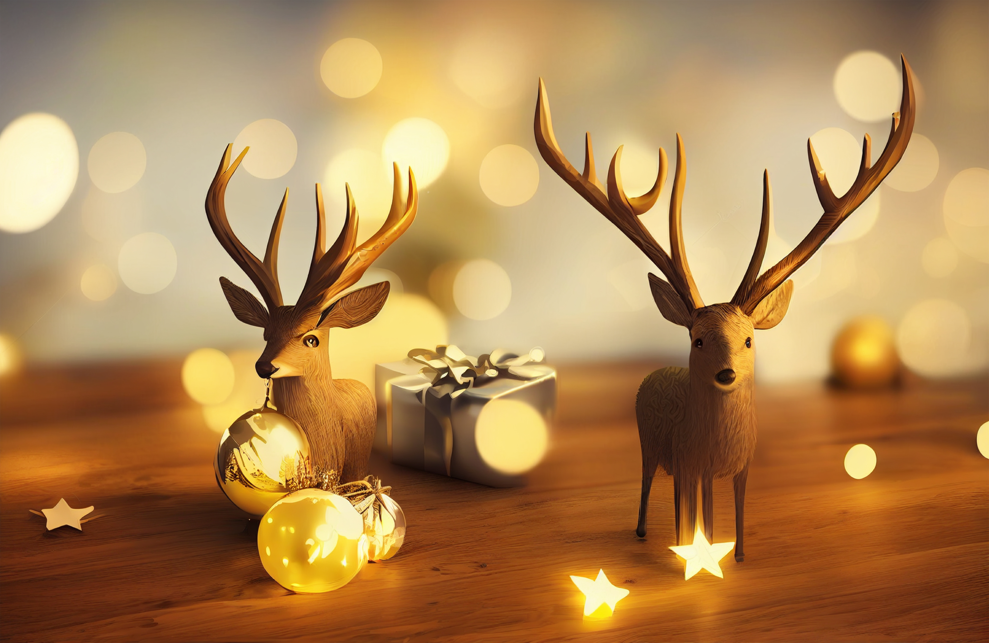 Christmas Deer Image