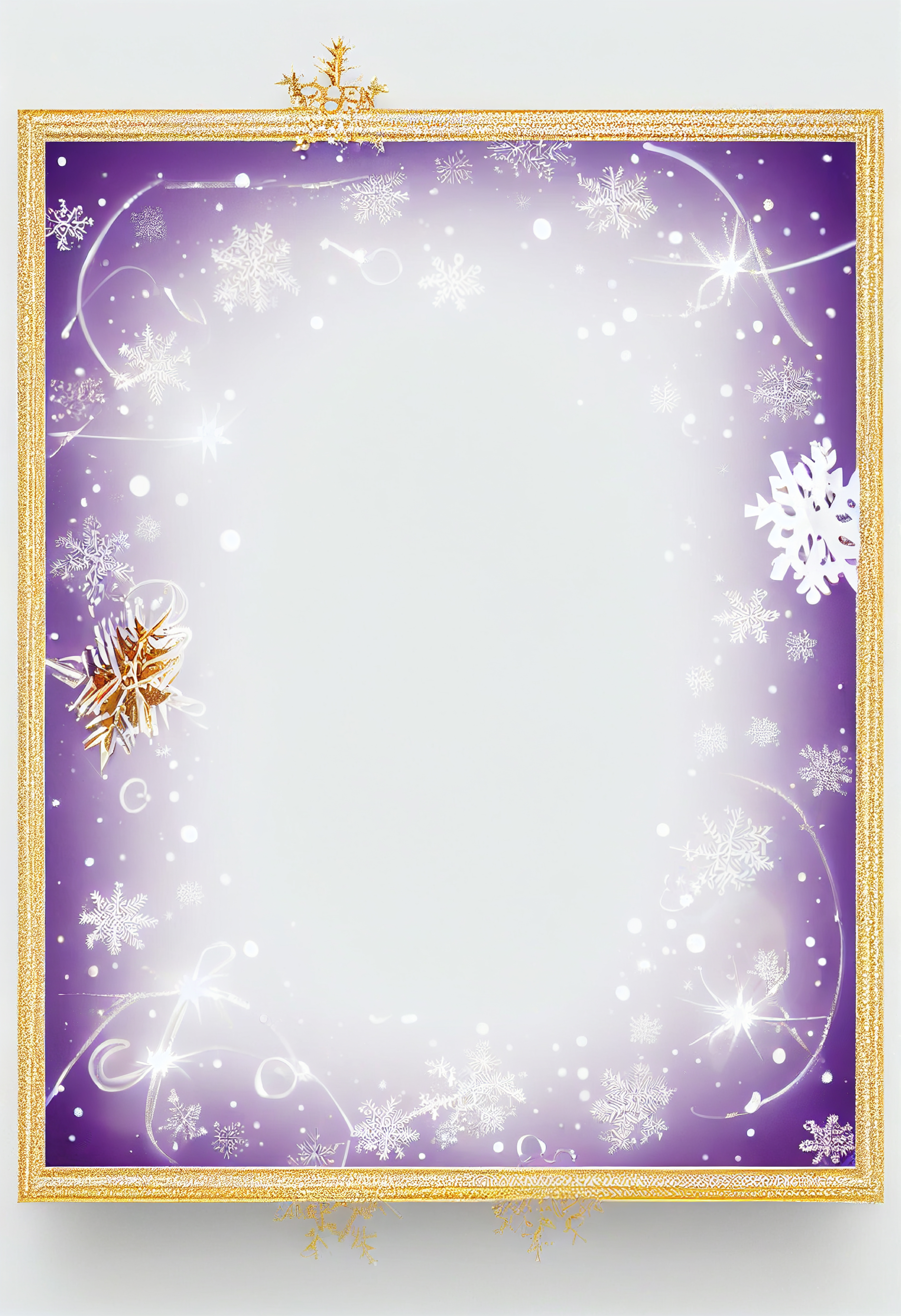 Christmas Frame Background Image