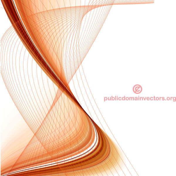 Abstract Wave Line Vector Background