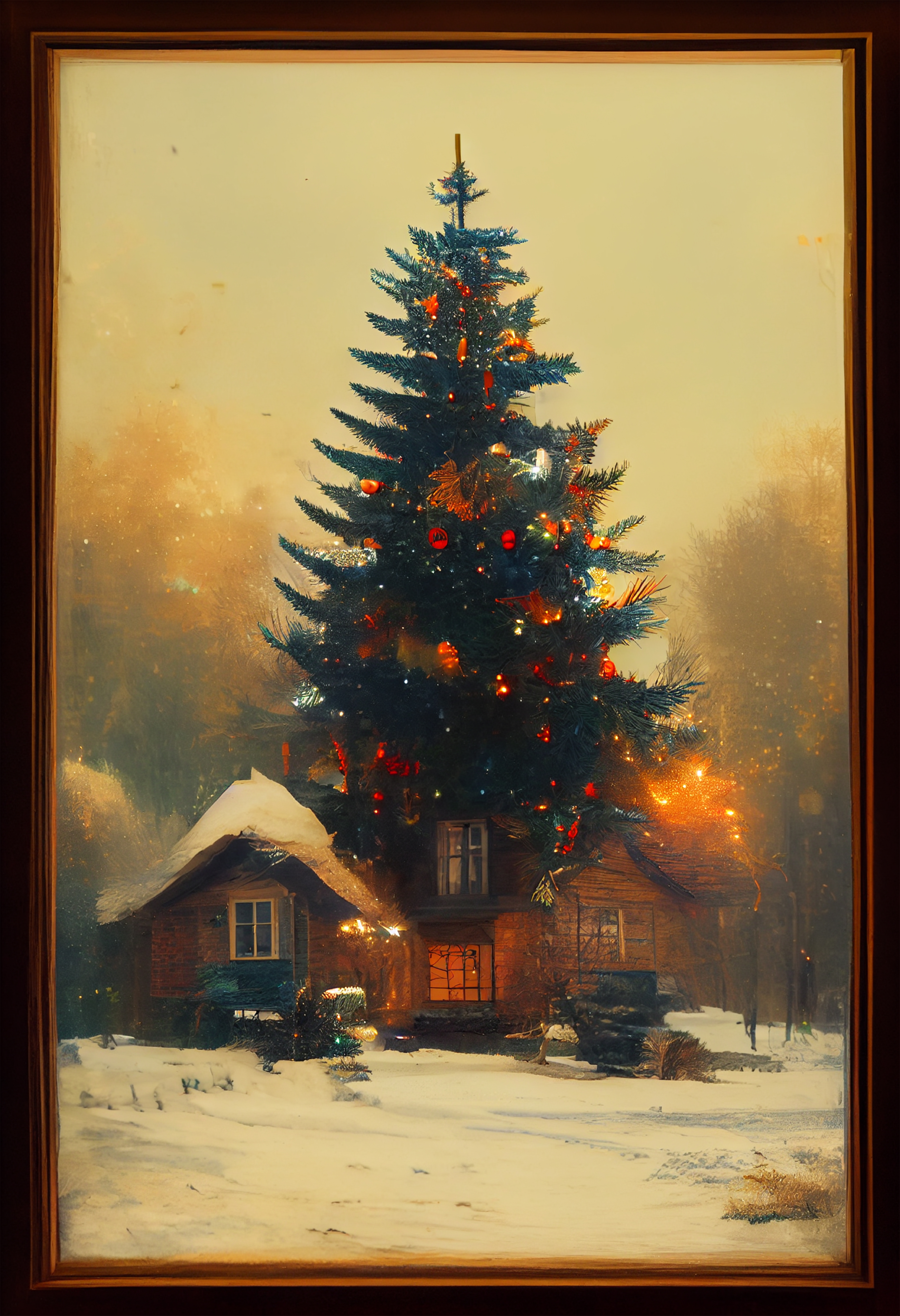 Vintage Christmas Background