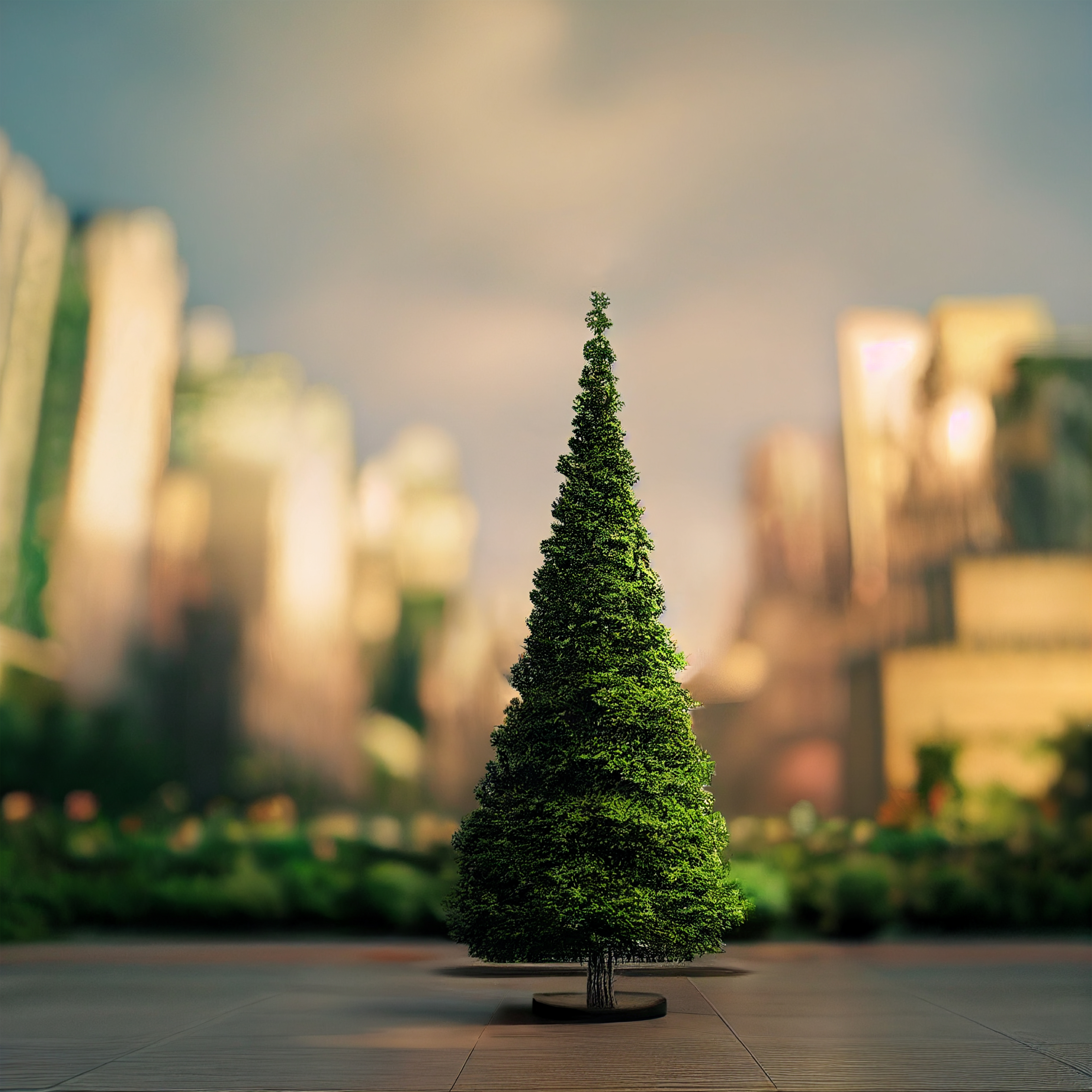 Christmas Tree Background Image