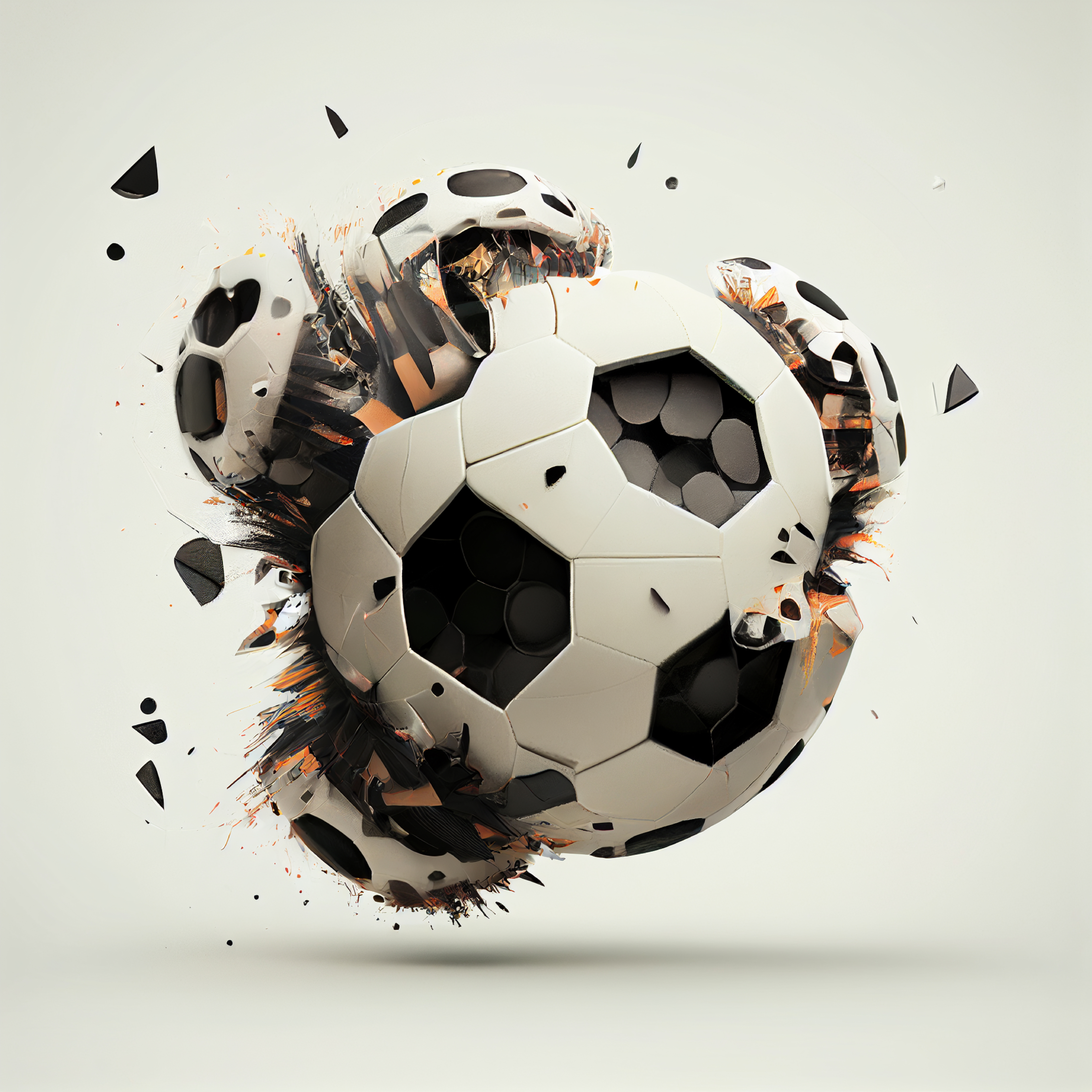 Exploding Football Image