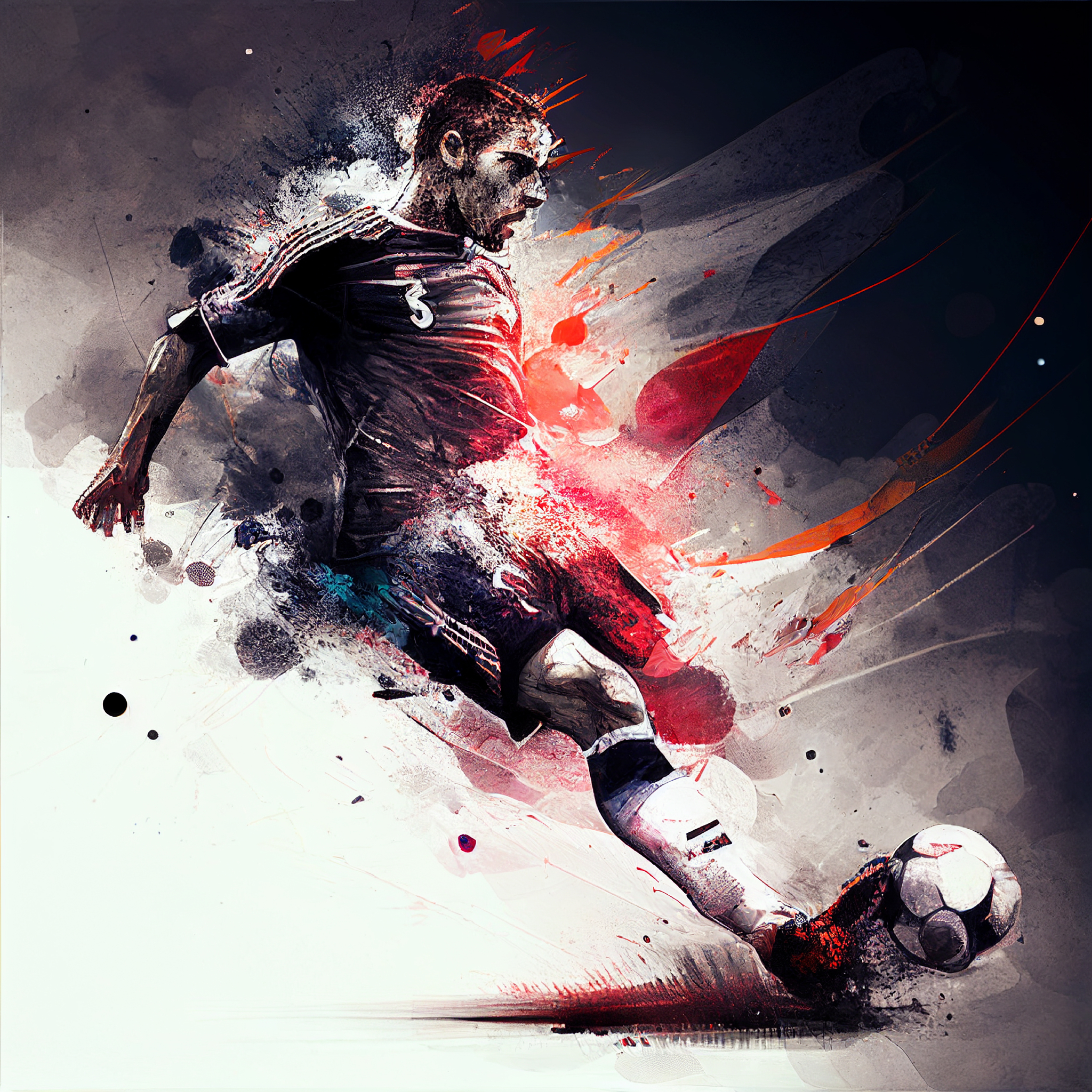 Soccer Football Player Image