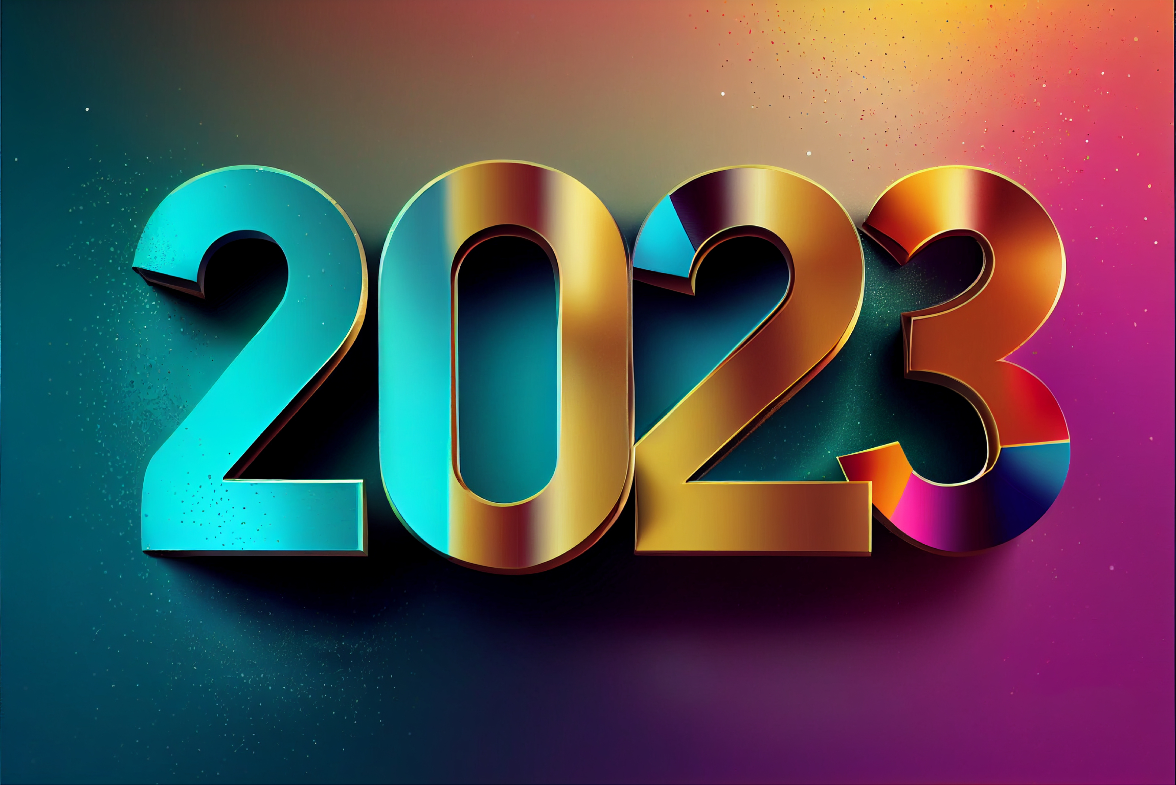 3D New Year 2023 Image