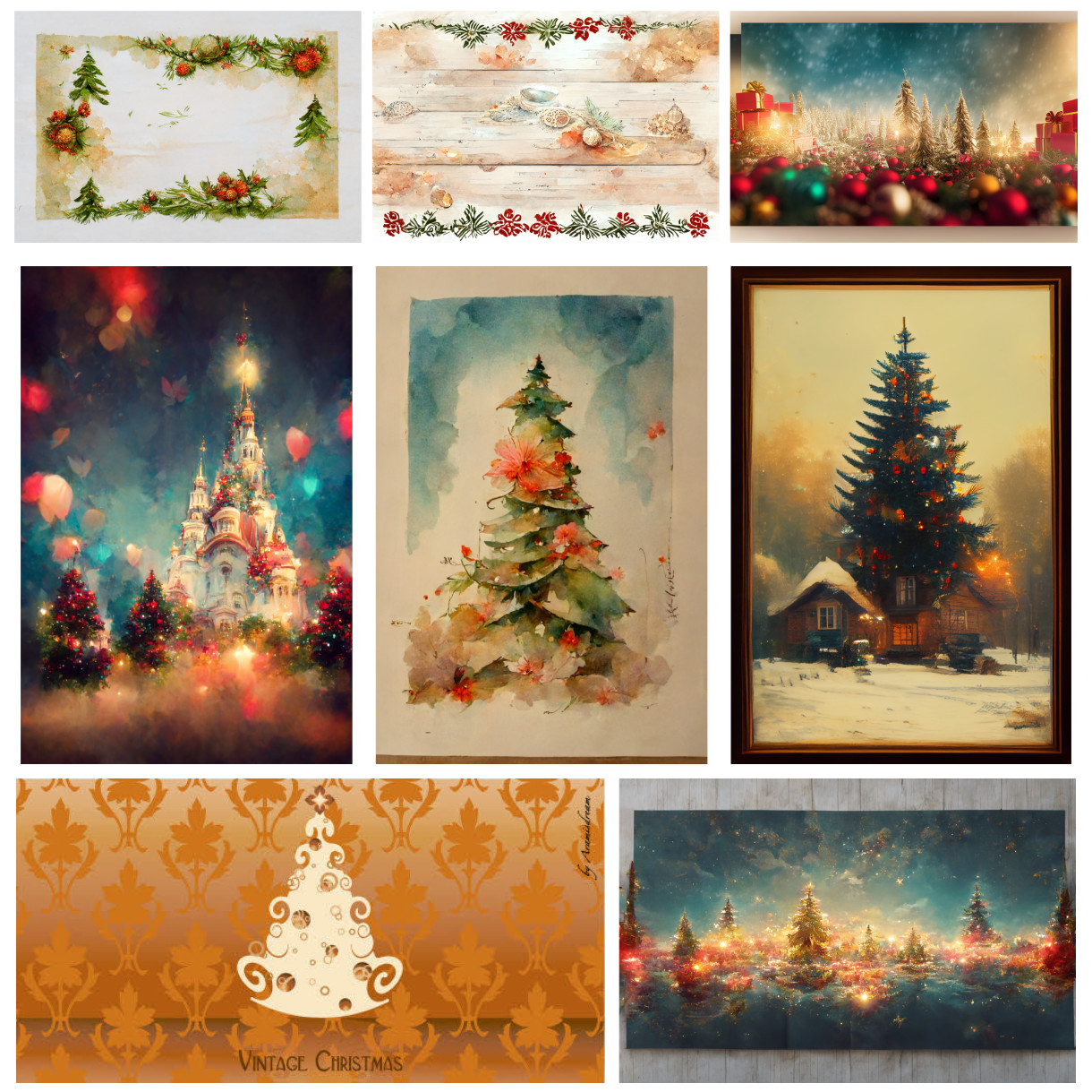 Embrace Nostalgia: Vintage Christmas Backgrounds for Classic Festive Magic