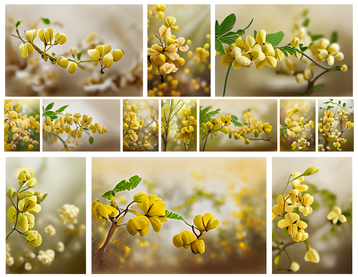 Golden Elegance: Explore 13 Cassia Fistula Flower Backgrounds – Free High-Resolution Design Resource