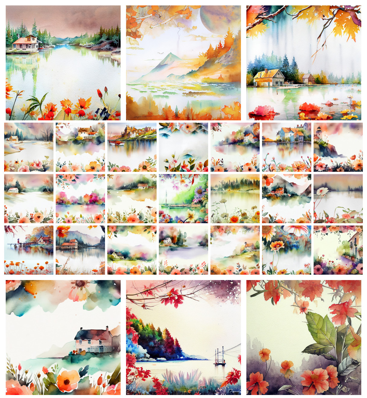 Captivating Watercolor Landscapes: 27 Nature Paintings to Inspire Your Imagination