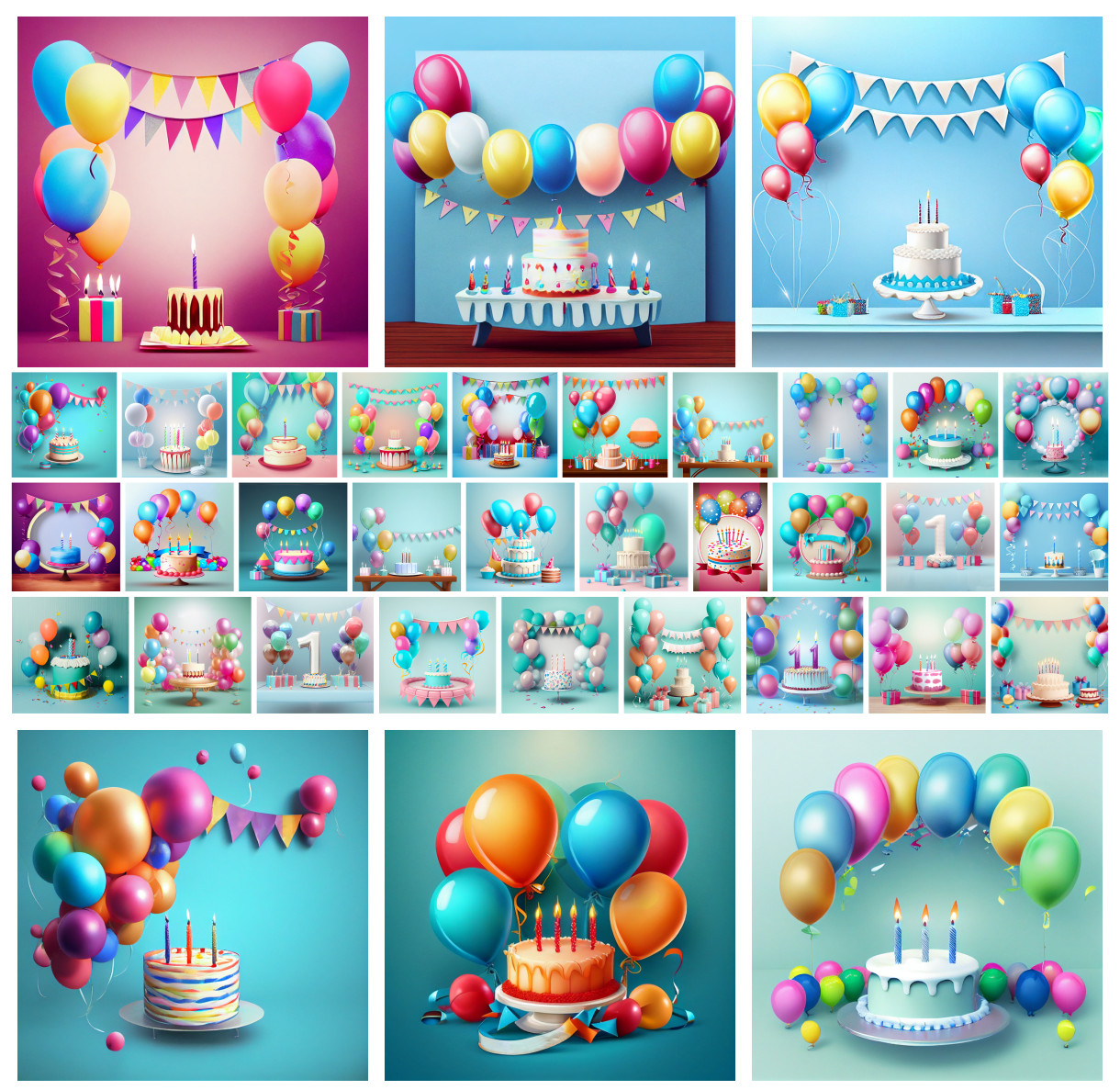Artistic Expressions: Unique Happy Birthday Art Collection