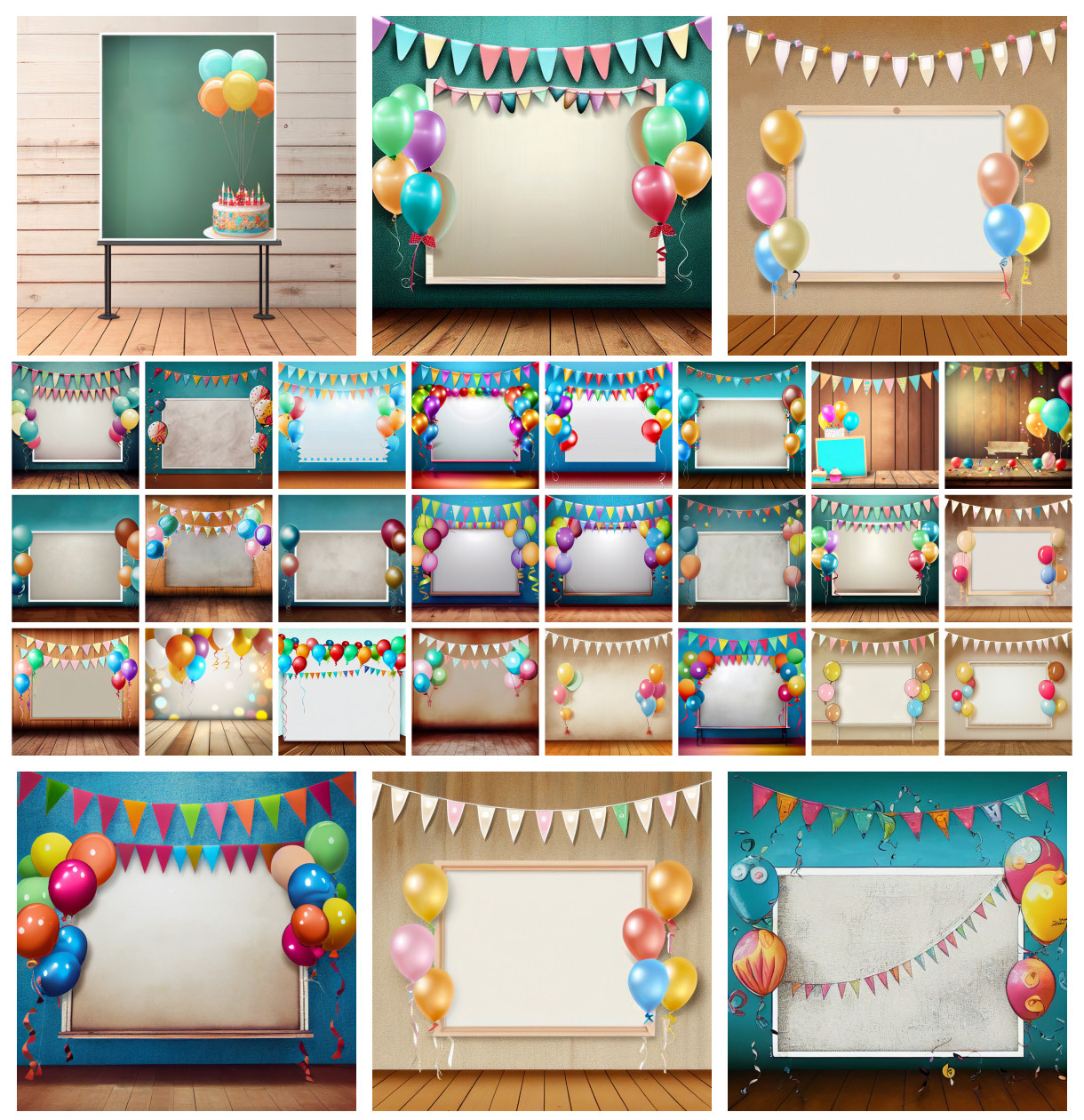 Distinctive Birthday Poster Backgrounds