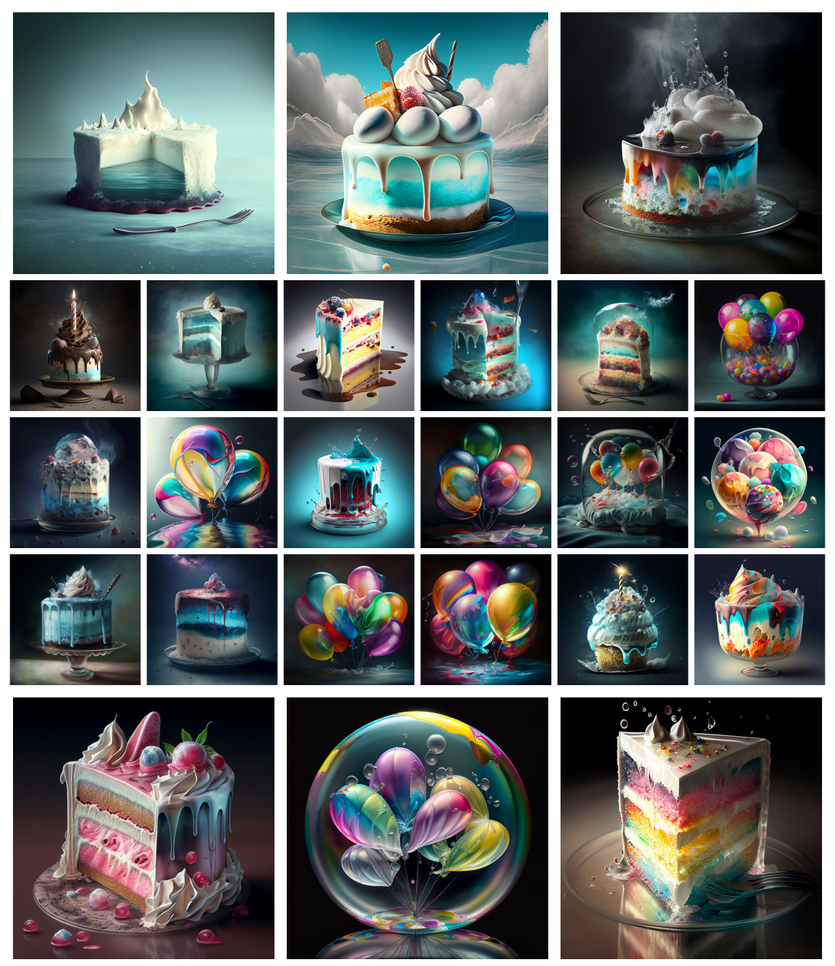 Galactic Celebrations: The Cosmic Birthday Background Collection