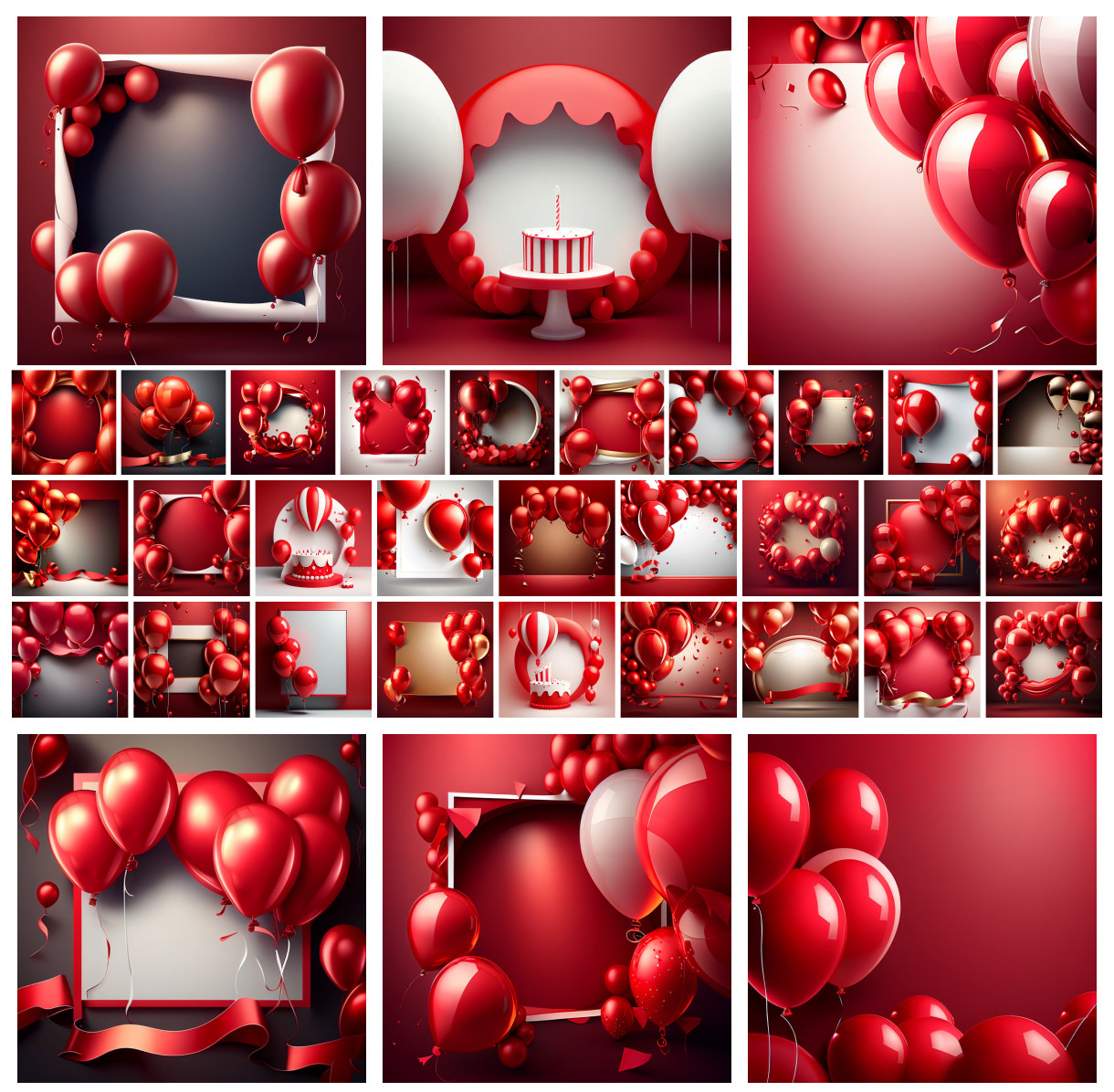 Revitalize Your Celebrations with the Red Birthday Card Background