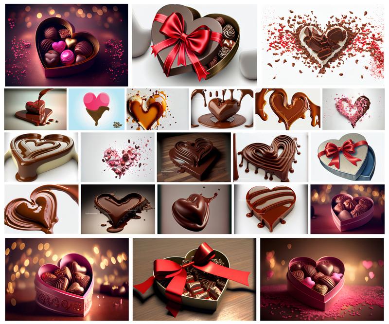 Indulge in the Sweetness of Heart-Shaped Chocolates