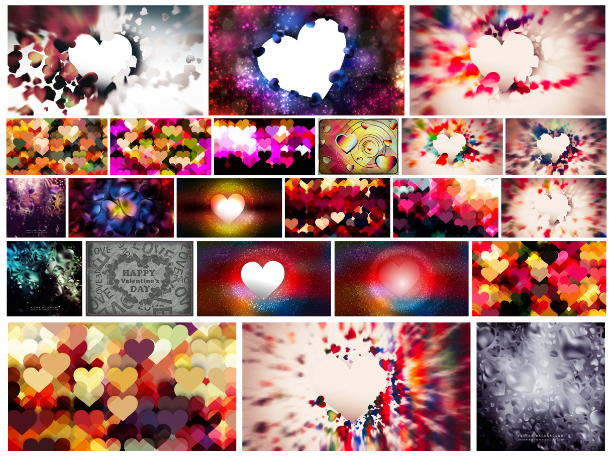 Shades of Emotion: Dark Colored Heart Imagery