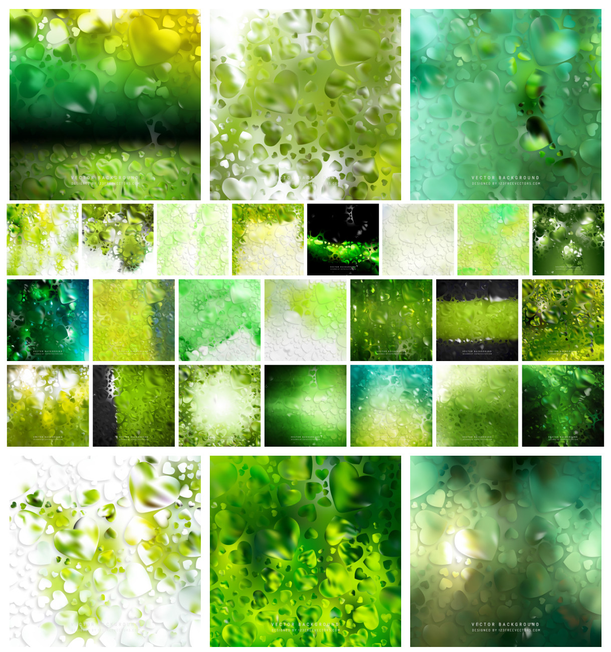 The Fusion of Color and Love Heart Greens Aesthetic Adventures