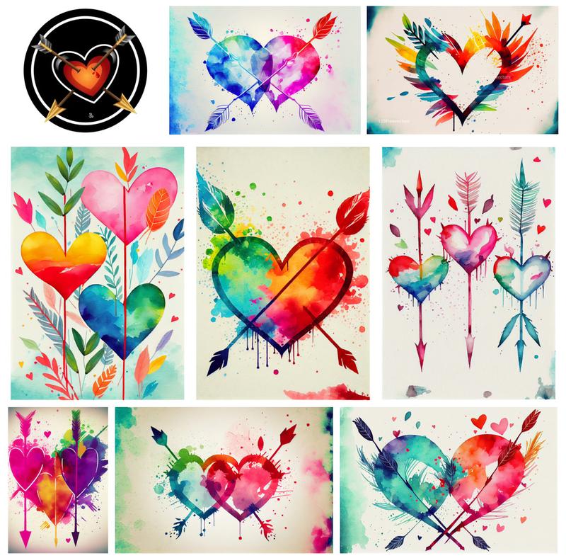 Captivating Craftsmanship The Heart and Arrows Watercolor Collection