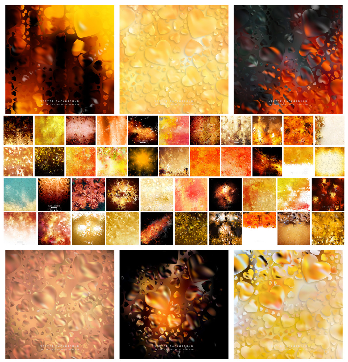 Harmony in Contrasts The Black & Orange Heart Spectrum