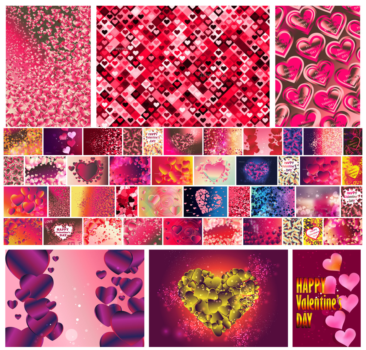 Pink and Beyond The Hearts Pictorial Symphony