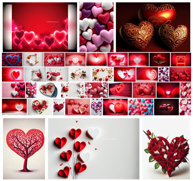 Elevate Your Valentines: 44 Heartfelt Greeting Backgrounds for the Perfect Touch of Love