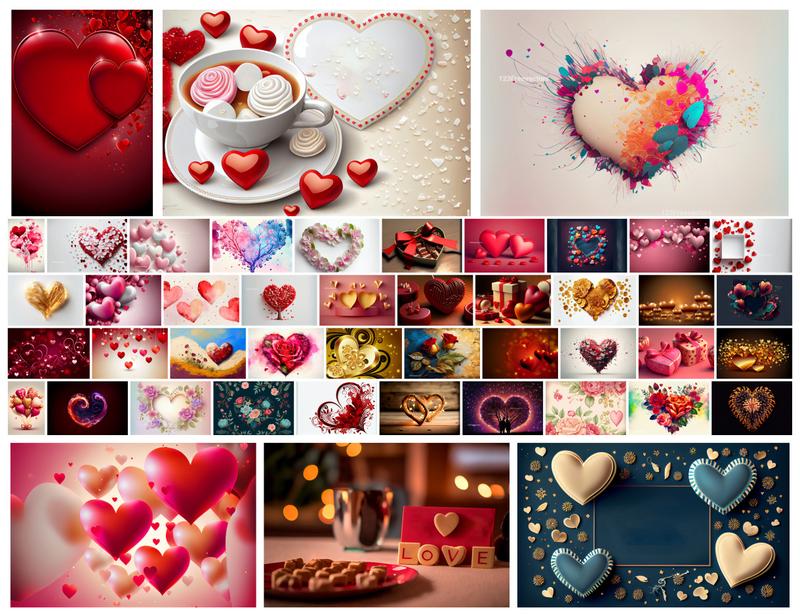 Captivating Hearts A Dazzling Collection of 40+ Valentines Day Designs