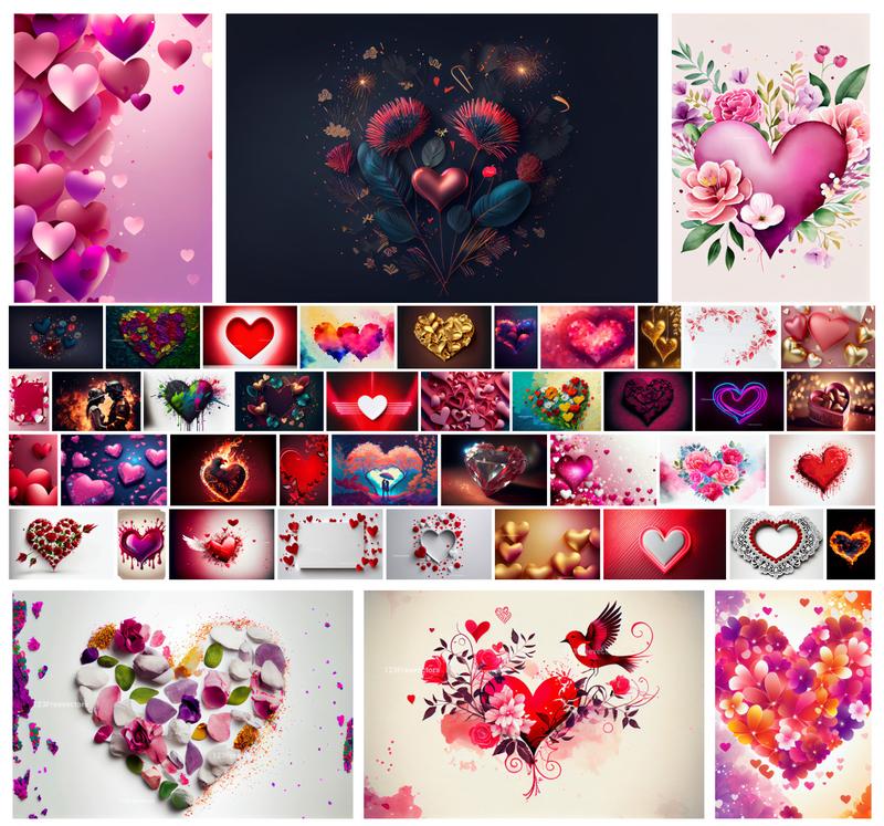 Eternal Love in Every Stroke 50+ Enchanting Heart Designs for Valentines Day