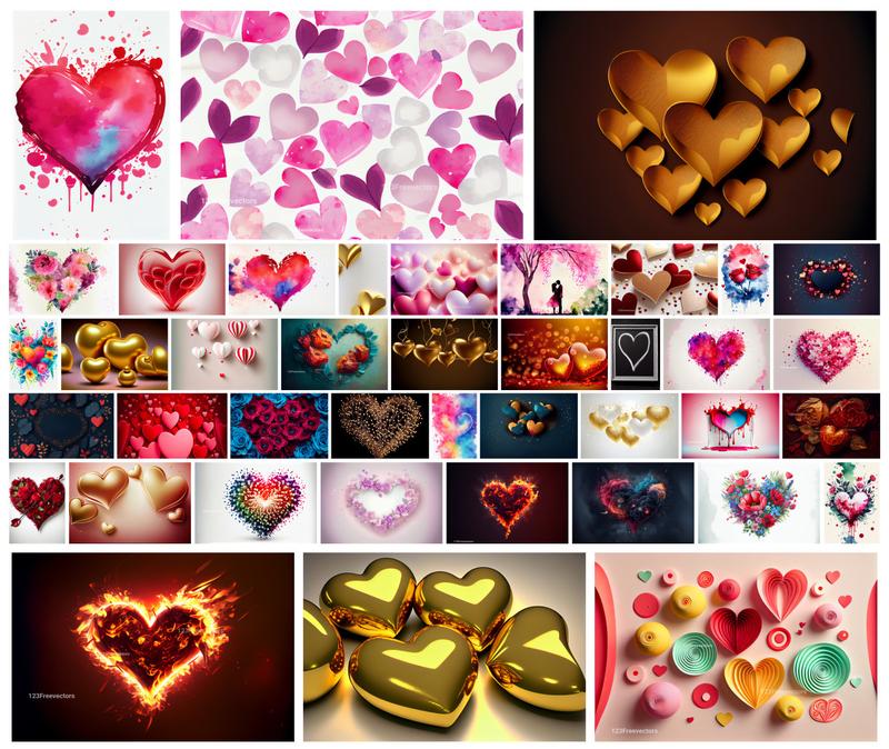 A Palette of Passion 40+ Heart Designs for Your Artistic Journey