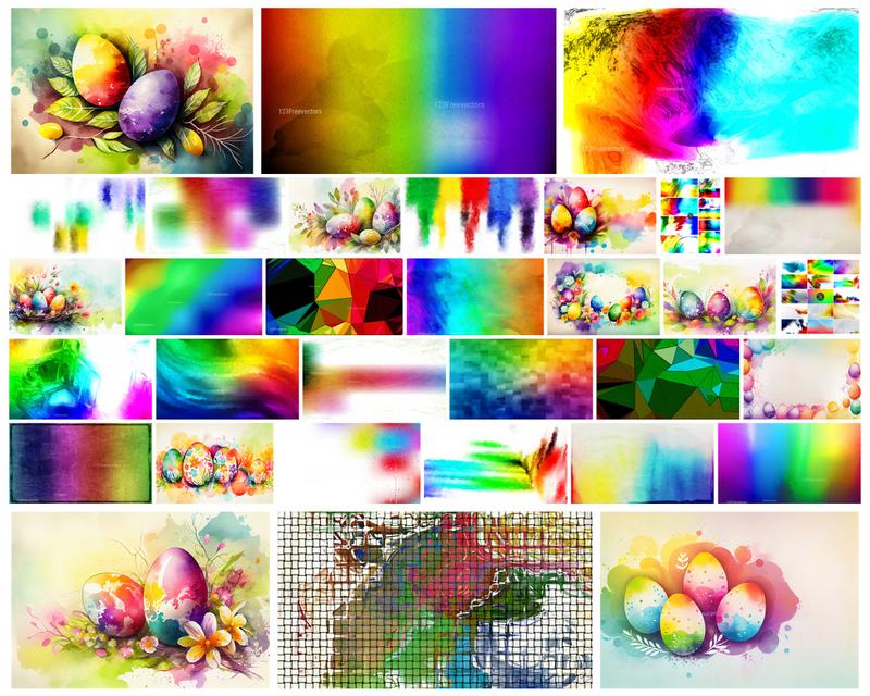 Vibrant Collection: Colorful Backgrounds and Textures for Creative Designs