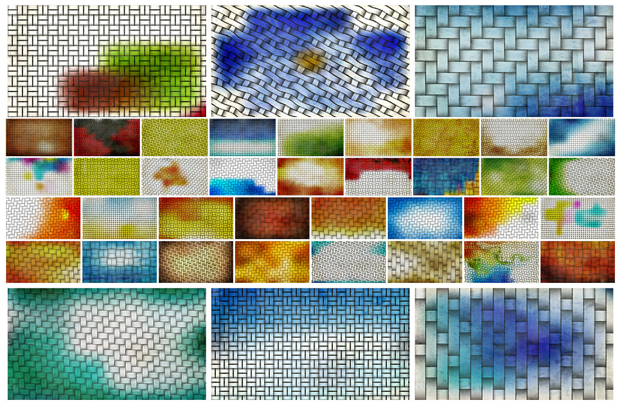 Bamboo Dreamscape 40+ Multicolor Woven Backgrounds