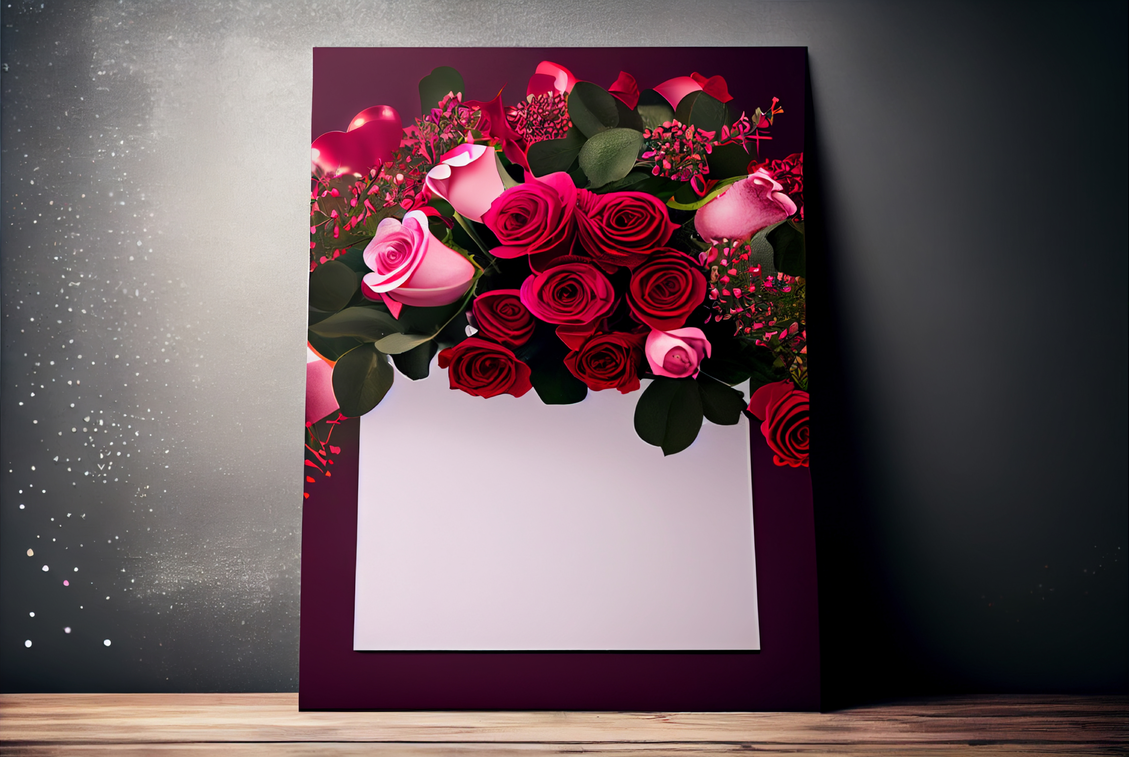 Beautiful Valentines Day Greeting Card Background