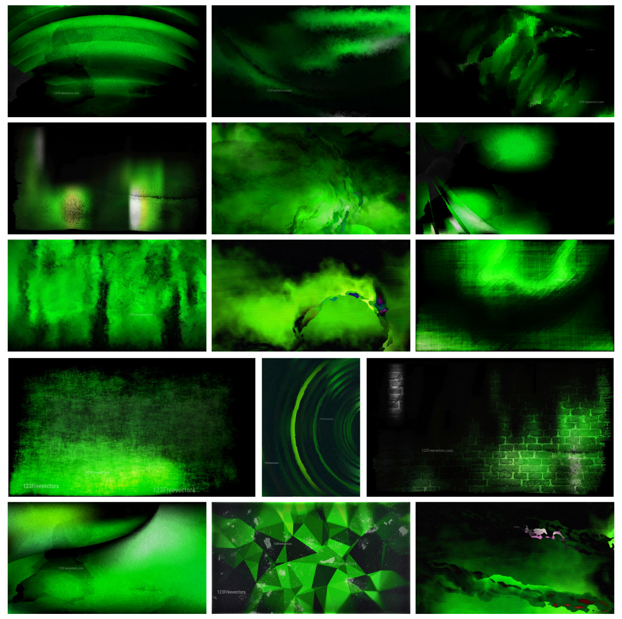 Exploring Creativity: 15 Free High-Res Green Grunge Backgrounds for Your Designs