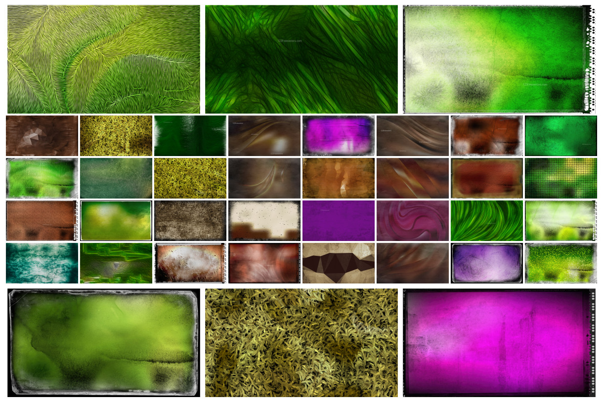 A Creative Collection of 40+ Brown, Green and Purple Textured Background Designs