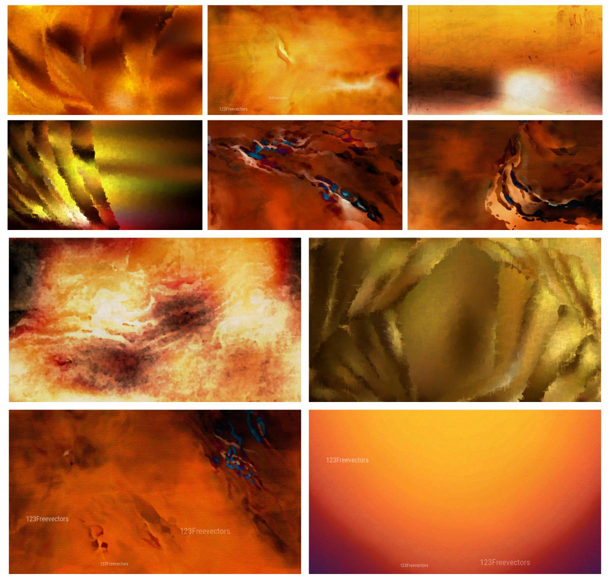10+ Dark Orange Watercolor Background Designs: A Creative Collection