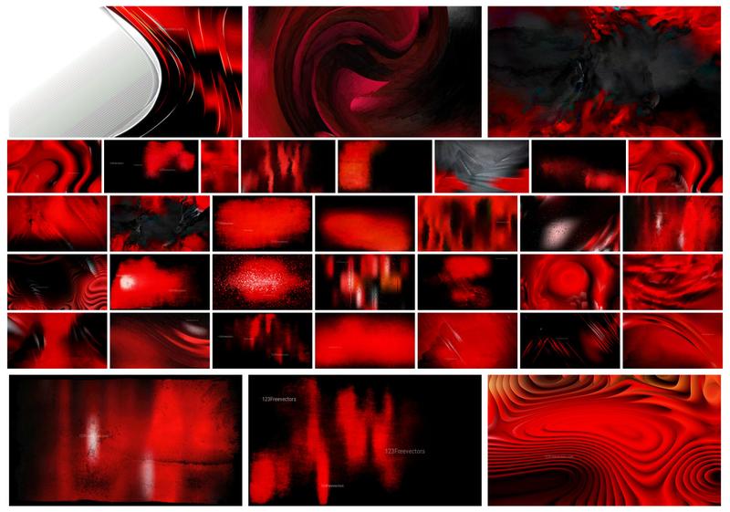 A Creative Collection of Abstract Cool Red Textures and Backgrounds