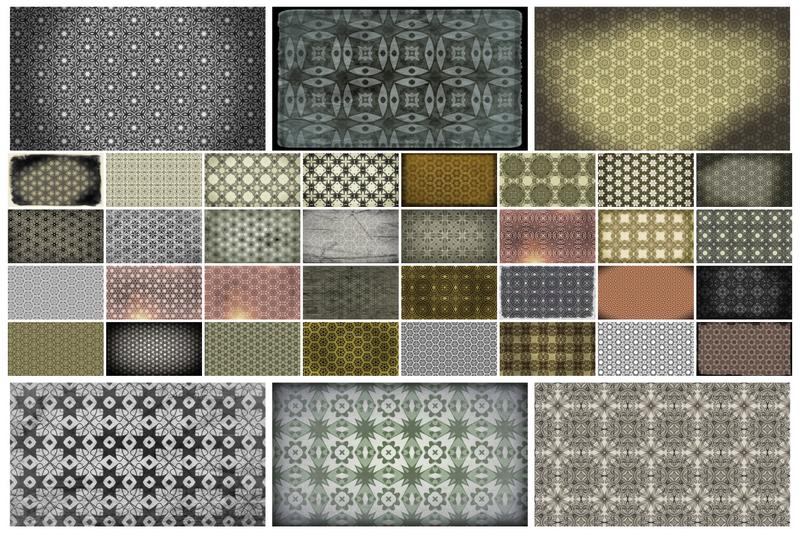 40+ Black and Brown Vintage Ornament Background Patterns – Creative Collection